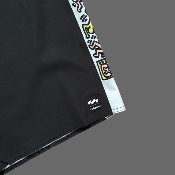Billabong x Keith Haring Jam Ciclo D Bah Pro 19" Boardshorts Size 34 NWT - Picture 2 of 10
